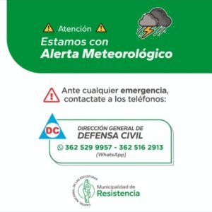 ATENCIÓN, ESTAMOS EN ALERTA METEOROLÓGICO…