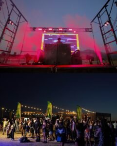 Vivimos un Sunset a pura música junto a @huergomartin en Capilla del Monte…