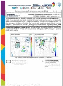 Aviso por tormentas y precipitaciones…