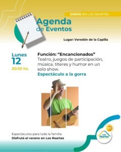 Agenda de Eventos | Enero en Los Reartes…
