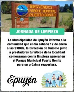 Tareas de Limpieza Puerto Bonito….