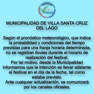 Según el pronóstico meteorológico, que indica la probabilidad y condiciones del tiempo previstas para una franja horaria determinada, no se …