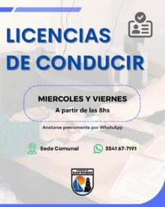 Con el objetivo de mejorar la atención y agilizar los trámites, se incorporó un día más de emisión de licencias de conducir y un profesiona…
