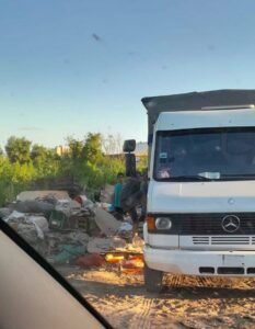 Sanción por arrojar basura y circular sin documentación…