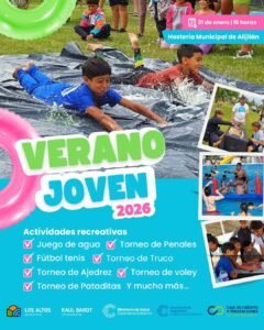 VERANO JOVEN 2026 EN LA JURISDICCIÓN DE LOS ALTOS…