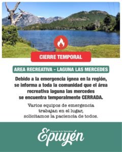 Cierre temporal – Laguna Las Mercedes….