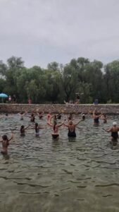 Aquagym en el Balneario Municipal Calabalumba.