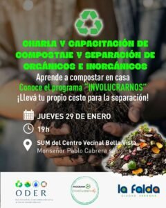 Seguimos promoviendo hábitos sustentables en nuestra ciudad…