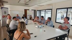 José Luis Walser encabezó una reunión para repasar los avances del Parque Industrial de Colón