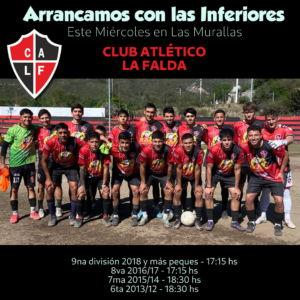 Arrancan las inferiores del Club La Falda