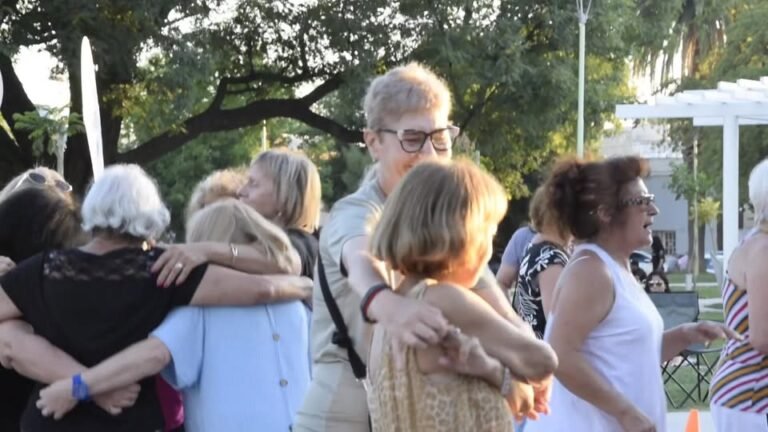Otra tarde de alegría en la Plaza Pellegrini…
