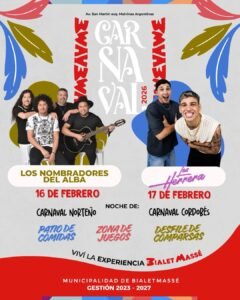 Febrero es Carnaval en Bialet Massé….