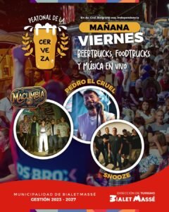 3ra noche con la Peatonal de la Cerveza en Bialet Massé…