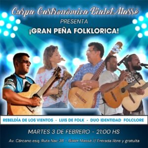 Carpa Gastronómica Bialet Massé…