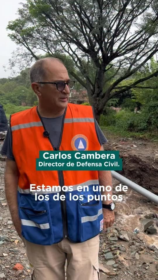 La intendenta @alerodrigueztv, en conjunto con la Dirección de Defensa Civil, recorrió distintos puntos de la ciudad para evaluar la situaci…