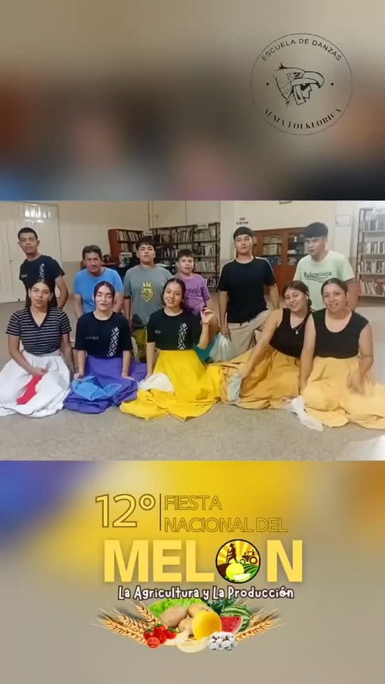 Los chicos del Ballet Alma Folklórica, te invita a vivir la 12° edición del Festival Nacional del Melón, la Agricultura y la Producción….