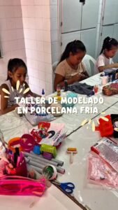 Creatividad, aprendizaje y disfrute marcaron el Taller de Verano de Porcelana Fría….