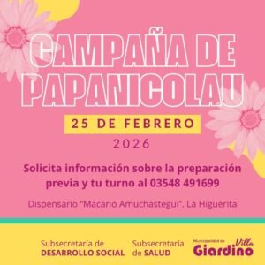 Campaña de Papanicolaou…