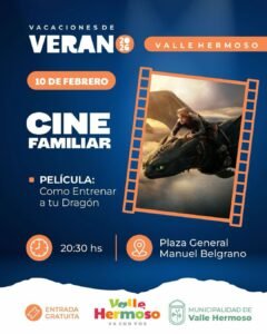 Cine Familiar en Vacaciones de Verano…