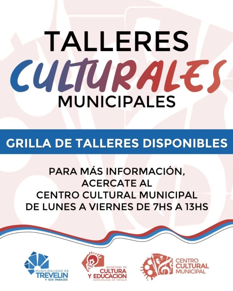 TALLERES CULTURALES MUNICIPALES 2026…