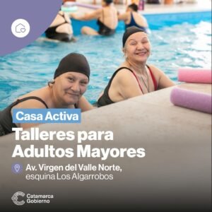 Ya te podés inscribir en los talleres de Casa Activa….