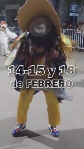 Vení a Chacabuco a vivir tres noches de carnaval, 14,15y 16 de febrero junto a la Feria Producir y Sabores locales, te esperamos!