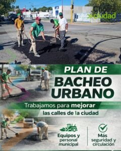 Plan de bacheo urbano….