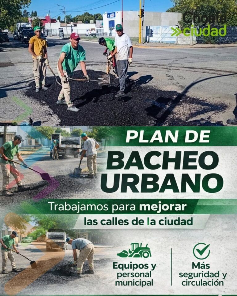 Plan de bacheo urbano….