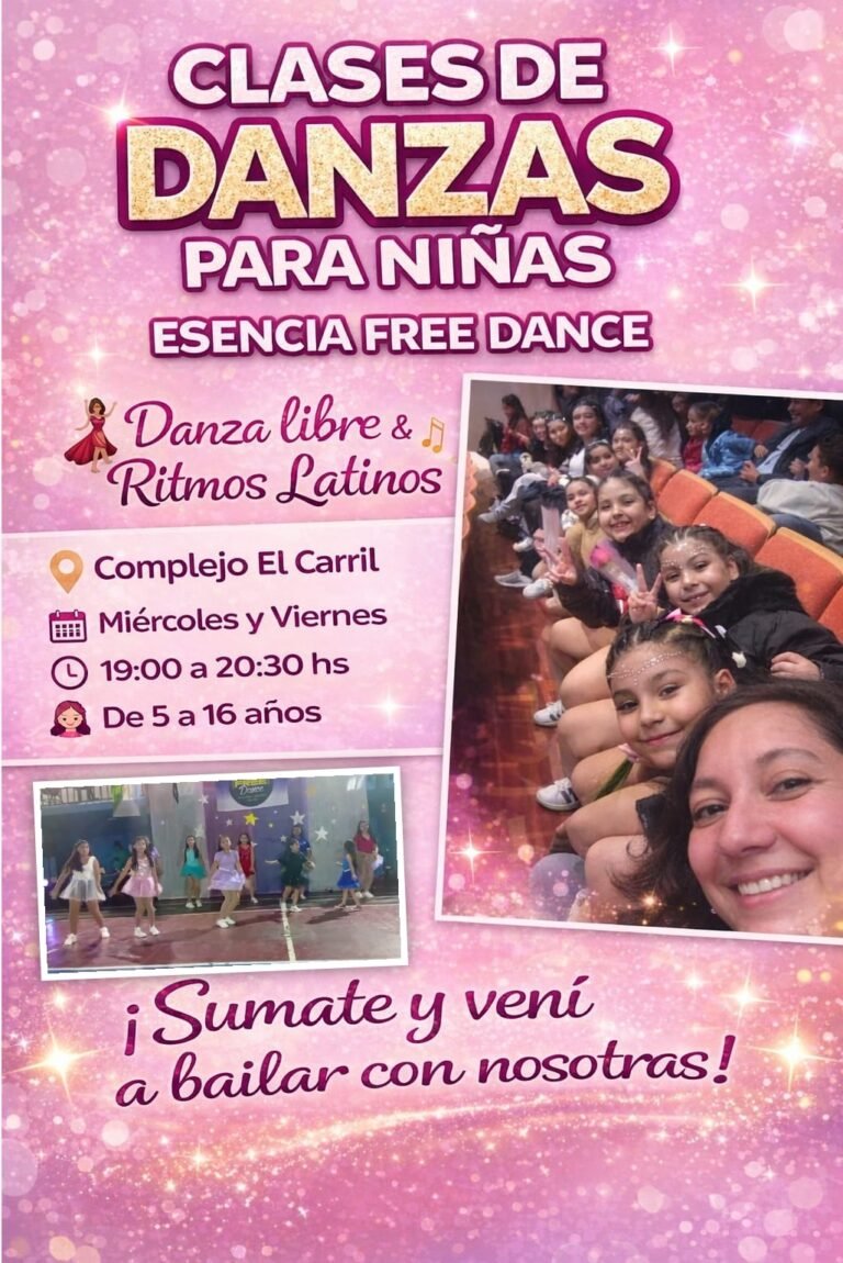 CLASES DE DANZAS PARA NIÑAS…