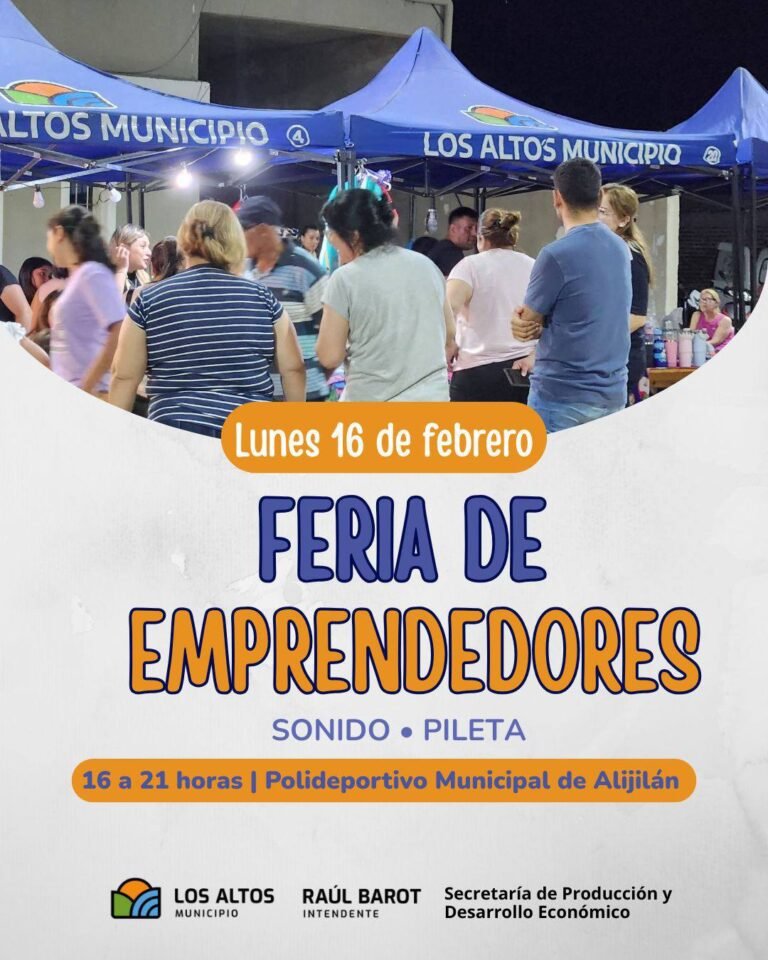 FERIA DE EMPRENDEDORES EN AlIJILAN Y LOS ALTOS…