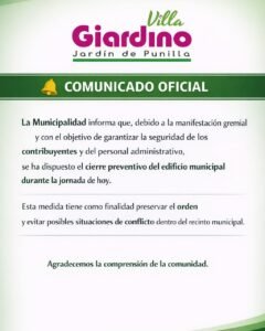 COMUNICADO OFICIAL…