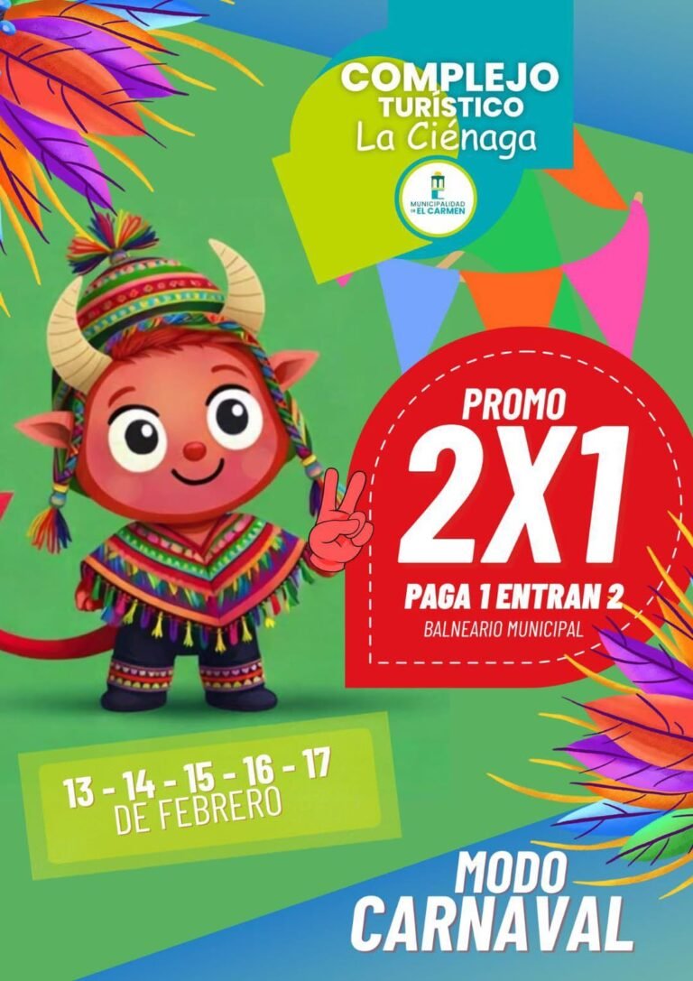 El fin de semana XXL está aquí y tenemos una promoción única: venite al balneario con 2×1 en entradas….