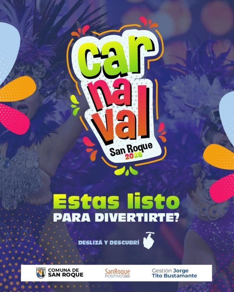 Falta muy poco para esta gran noche San Roque se viste de fiesta Veni a disfrutar en familia junto a El Fabri, Anto Riquelme, Alto Impacto …