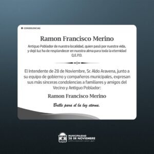 RAMON FRANCISCO MERINO…