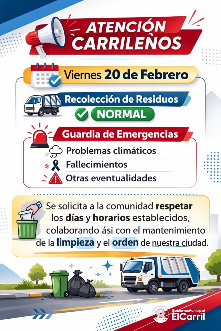 ATENCION CARRILEÑOS…