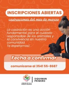 Castraciones en Villa Parque Siquiman…