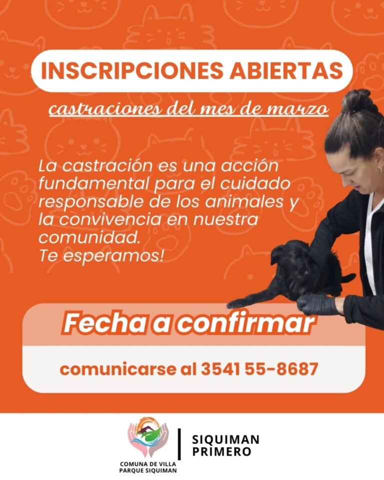 Castraciones en Villa Parque Siquiman…
