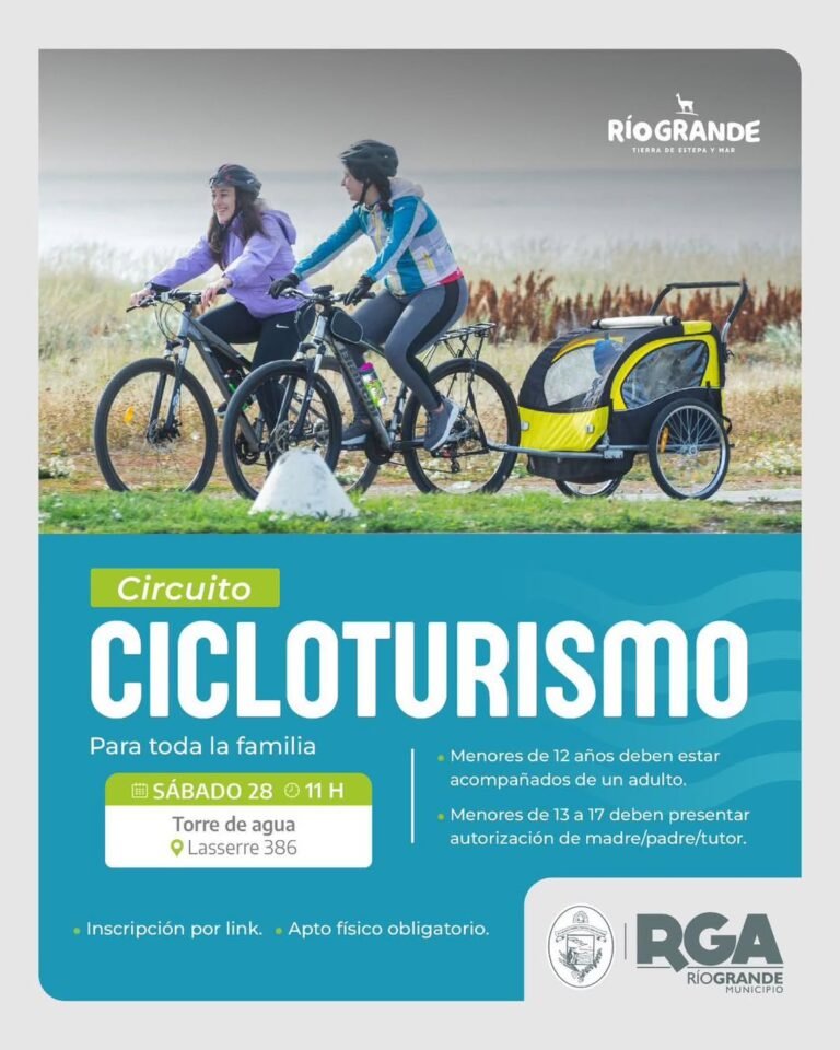 Inscripciones abiertas para el Cicloturismo de Casco Viejo en Río Grande…