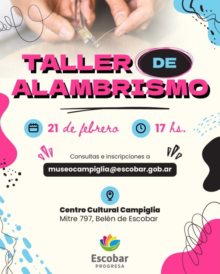 Taller de Alambrismo en Escobar…
