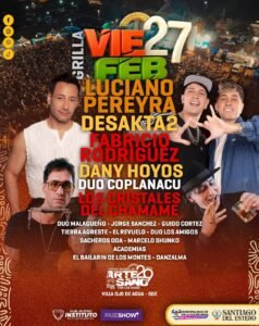 FESTIVAL NACIONAL DEL ARTESANO | VIERNES 27 DE FEBRERO…