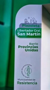 Después de cuatro años vallada, habilitamos las refacciones de la plazoleta “General San Martín” del barrio Provincias Unidas,  para el dis…