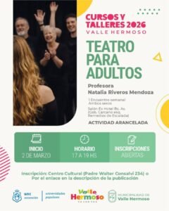 Cursos y Talleres Valle Hermoso 2026…