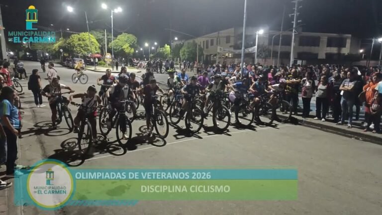 OLIMPIADAS DE VETERANOS 2026 – DISCIPLINA CICLISMO