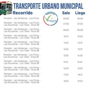 Informamos a los vecinos que, con motivo del inicio del ciclo lectivo, se ha implementado un nuevo esquema horario en el servicio de Transpo…