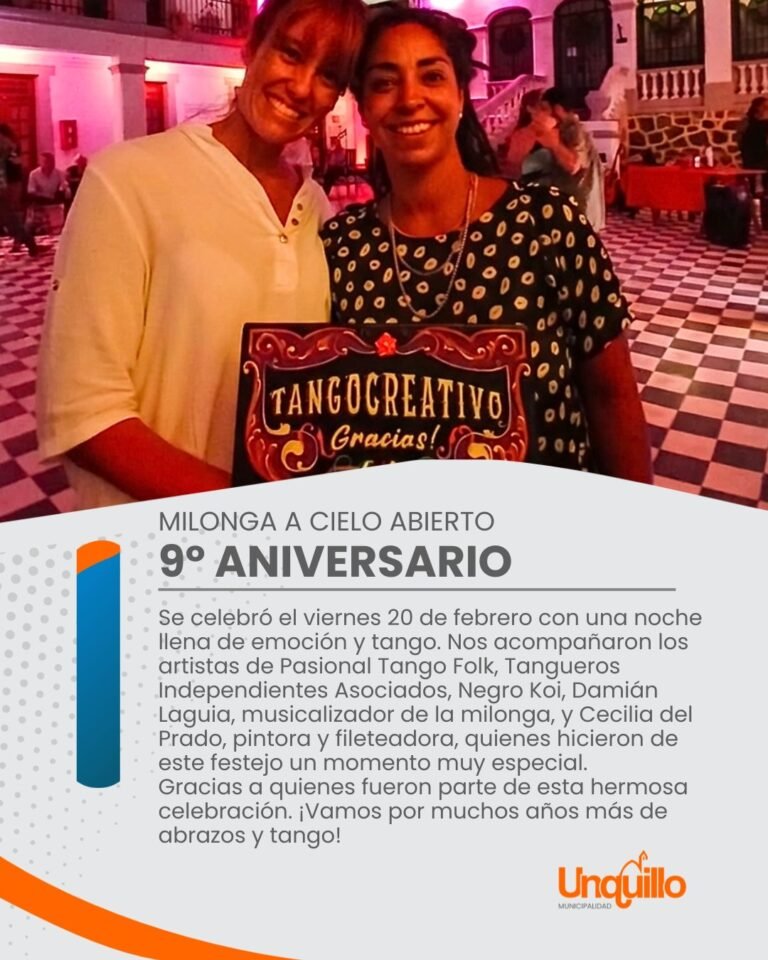 LA MILONGA CELEBRÓ SU NOVENO ANIVERSARIO…