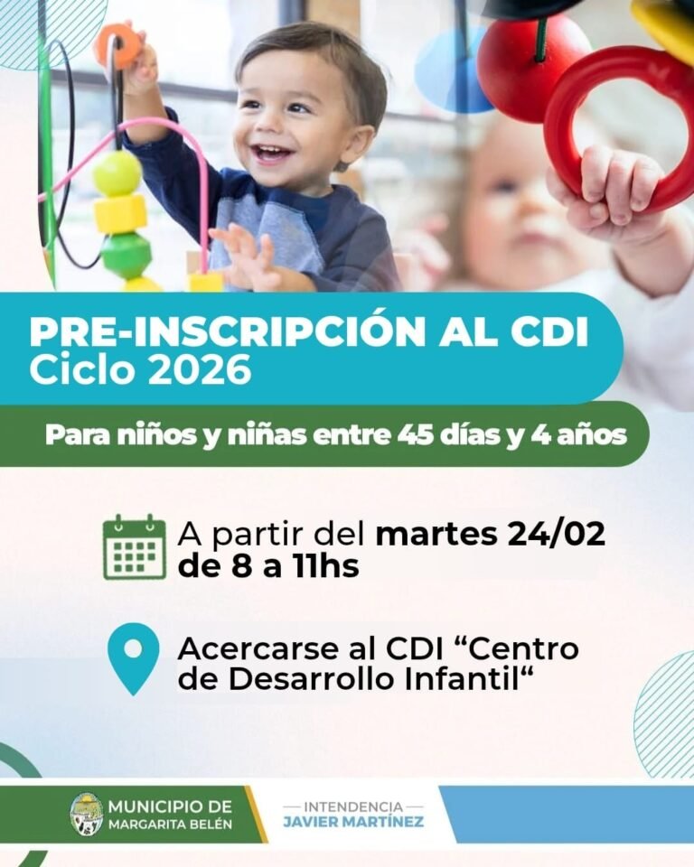 PRE INSCRIPCIÓN AL CDI – CICLO 2026…