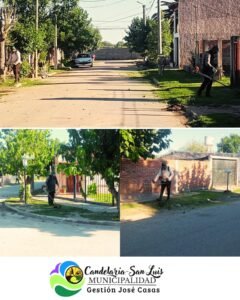 El personal municipal se encuentra realizando diversas tareas en distintos sectores de nuestra localidad, entre ellas:…