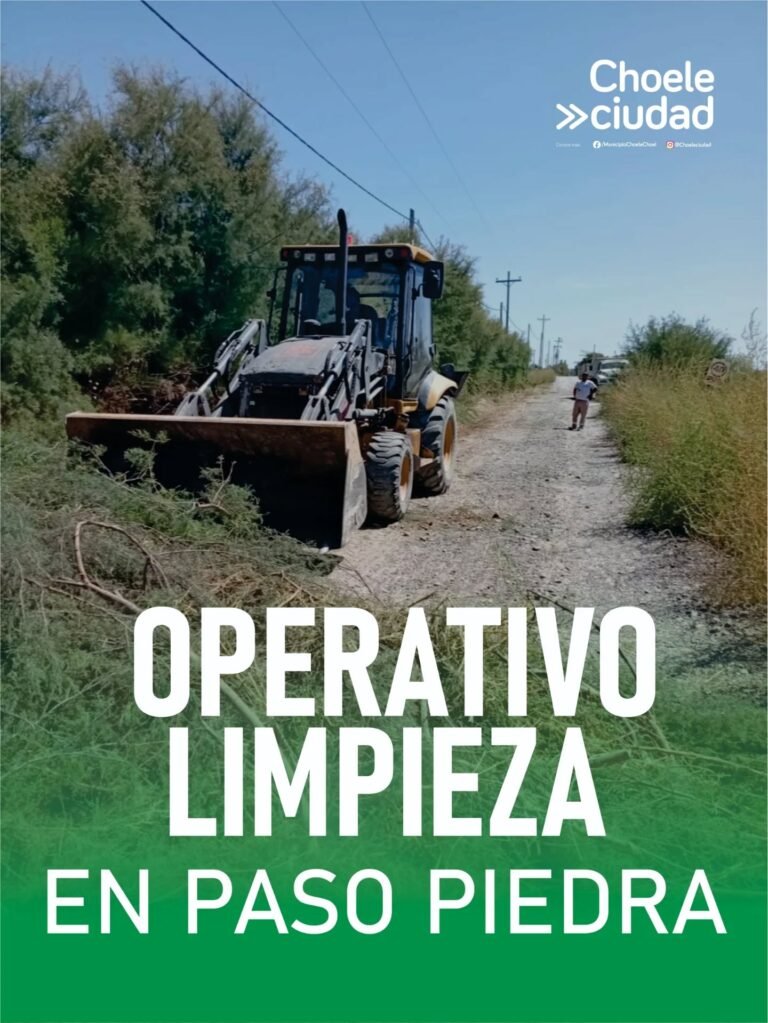 Choele es grande, su sector rural productivo es muy amplio….