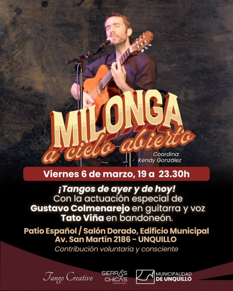 MILONGA A CIELO ABIERTO…