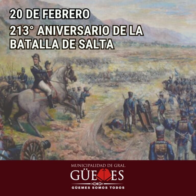 213° Aniversario de la Batalla de Salta…